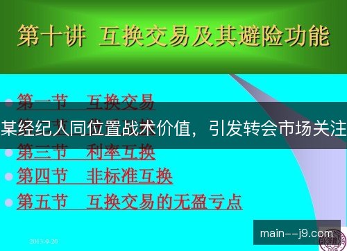 某经纪人同位置战术价值，引发转会市场关注